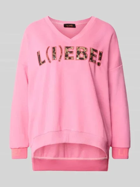 Bluza o kroju oversized z czystej bawełny model L I EBE' Miss Goodlife