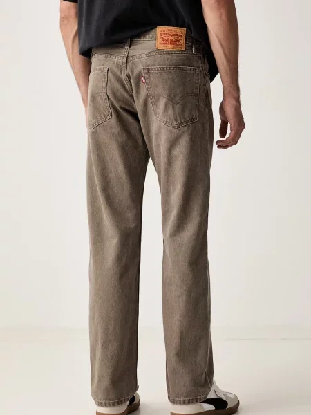 Levi's jeansy straight RELAXED STRAIGHT brązowe