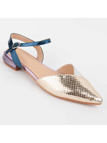Pantofi Montevita auriu