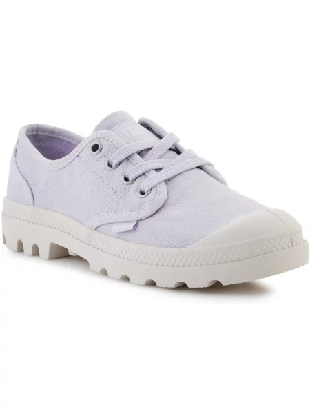 Keprové tenisky Palladium fialové
