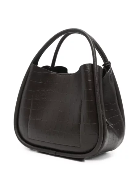 Geantă shopper Dkny cu autograf maro