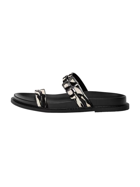 Pull&Bear Saboți ecru negru