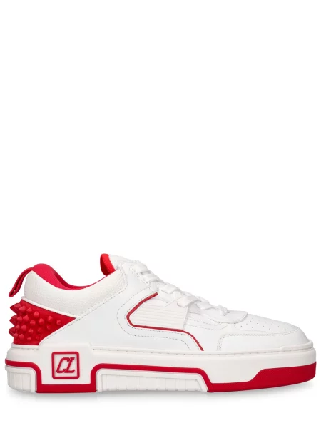 Δερμάτινα sneakers Christian Louboutin λευκό