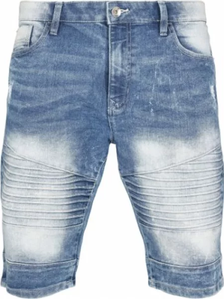 Kratke jeans hlače Southpole modra