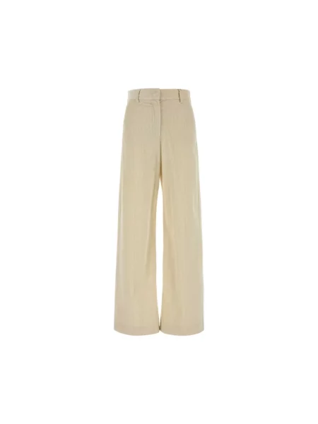 Spodnie Weekend Max Mara beżowe