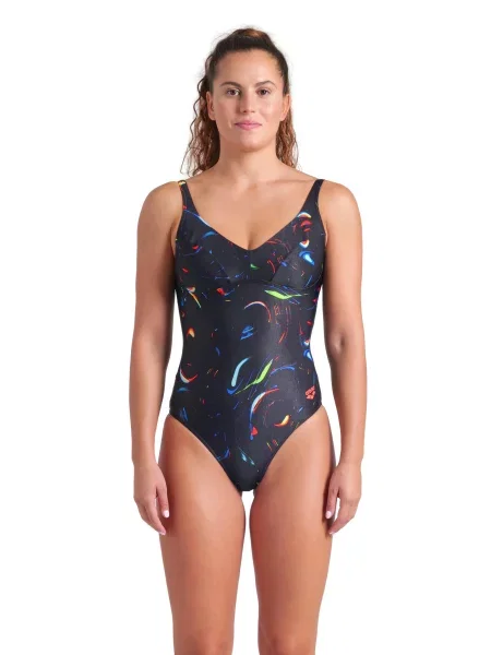 Strój Kąpielowy Arena Abyss Swimsuit U Back czarny