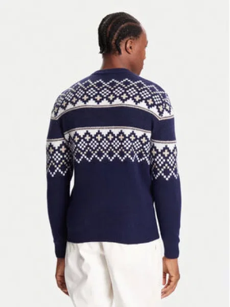 Guess Pulover Mornarsko modra