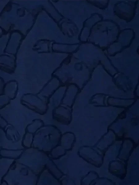Tricou Kaws cu imagine albastru