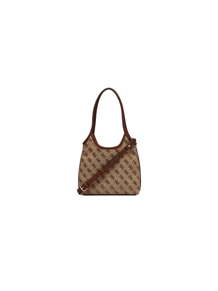 Kabelka Guess Samantha Mini hnedá