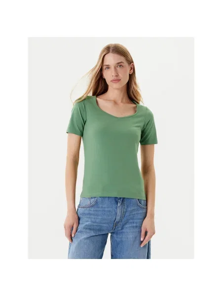 United Colors Of Benetton Póló Slim Fit zöld