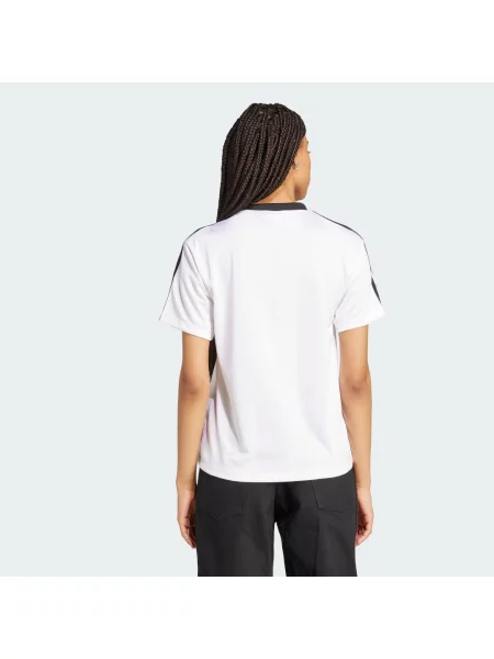 T-shirt adidas Adicolor Football Jacquard T-Shirt White XS biała