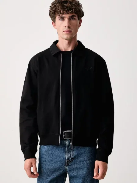 Guess hanorac cu pentru bărbați cu negru