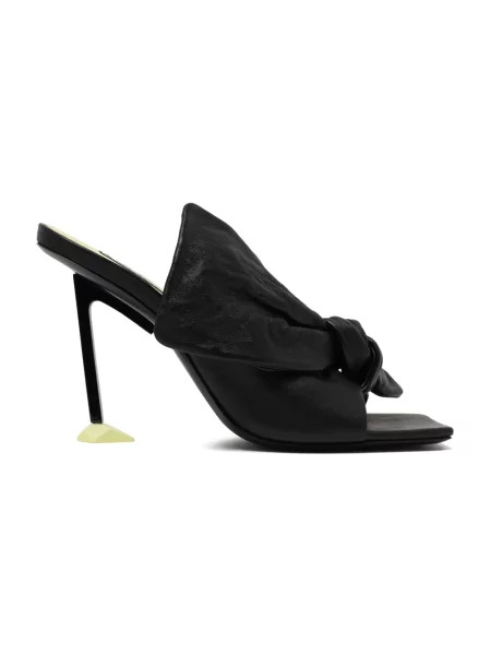 Klapki mules Givenchy skórzane czarne