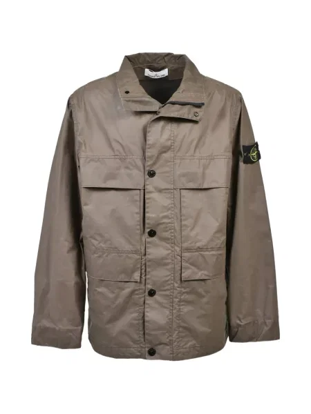 Ceruit geacă Stone Island cu strasuri maro