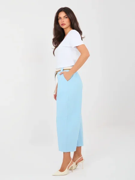 Pantaloni Rue Paris alb