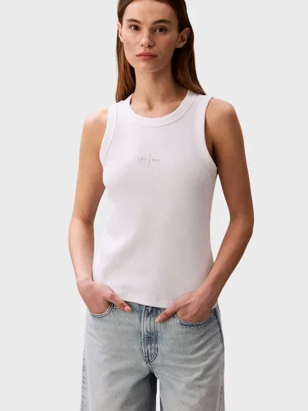 Майка майка Calvin Klein Jeans біла