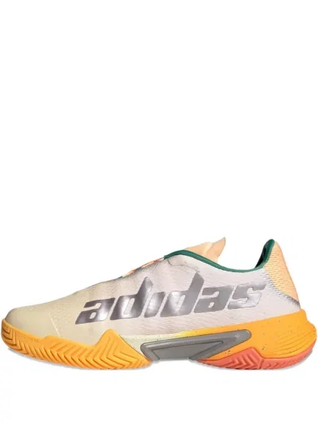 Běžecký květinový top Adidas šedý
