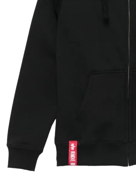 Hoodie Alpha Industries με σχέδιο μαύρο