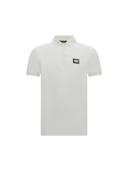 Koszulka polo Dolce And Gabbana biała