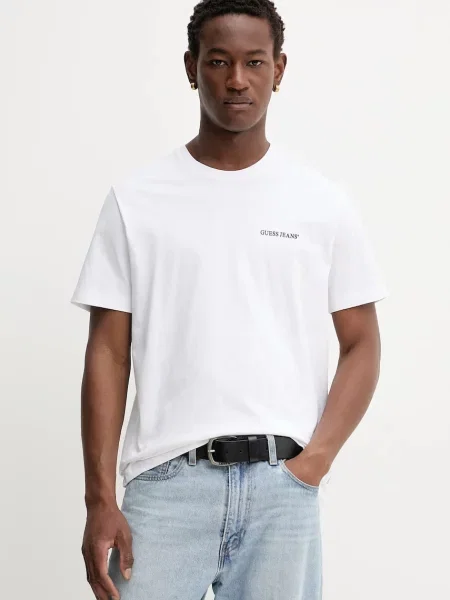 Guess Jeans tričko bílé