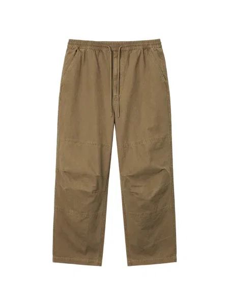 Pantaloni Fingercroxx cu cordon maro