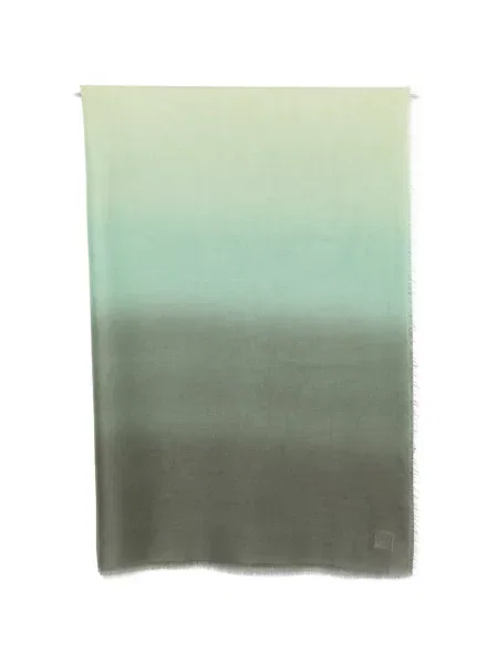 Fular Faliero Sarti cu franjuri verde
