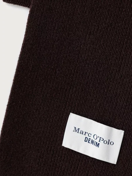 Marc O'Polo fular de damă din lână maro