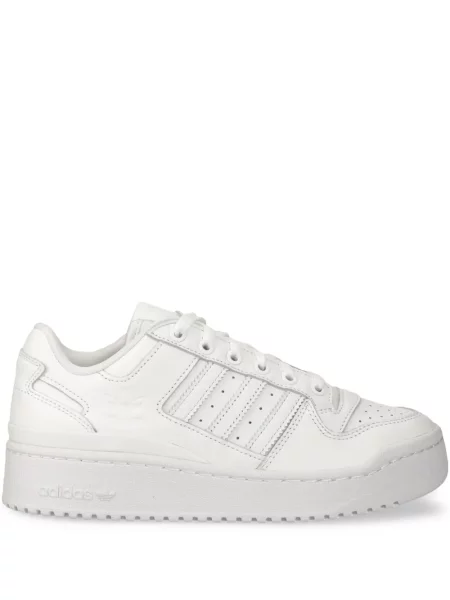 Kurtka puchowa Adidas w paski polarowa z kapturem niebieska