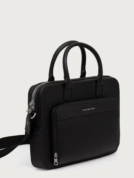 Taška na laptop Tommy Hilfiger Th Central Slim Computer Bag čierna