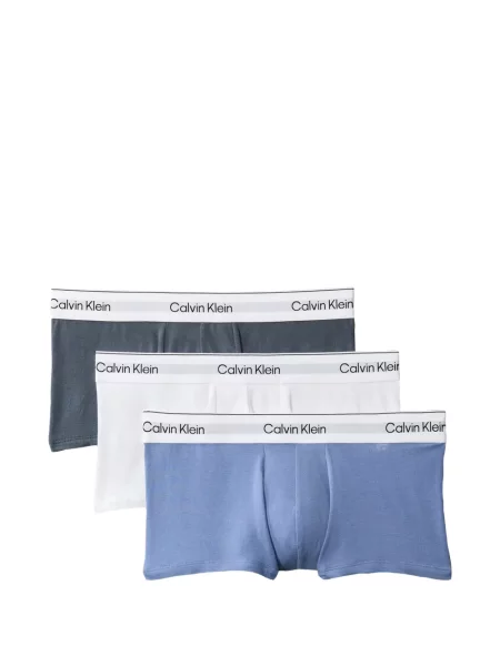 Boxeri Calvin Klein cu autograf albastru