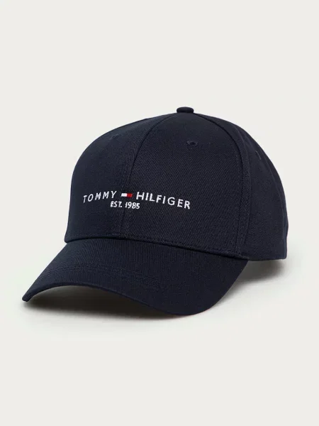 TOMMY HILFIGER Čiapka tmavomodrá / červená / biela čierna