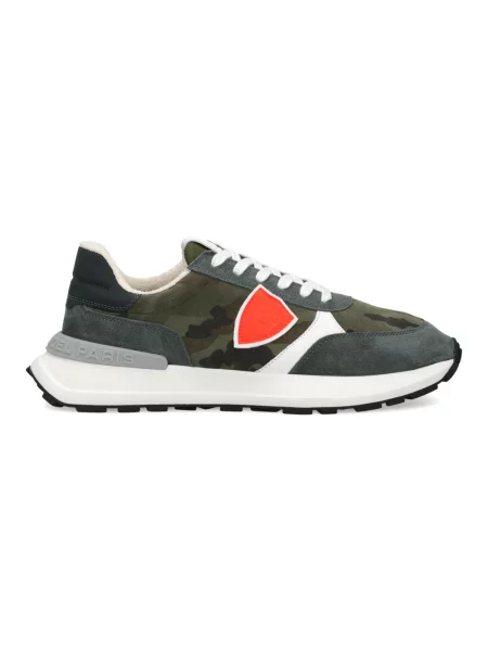 Buty do biegania Philippe Model skórzane do biegania zielone