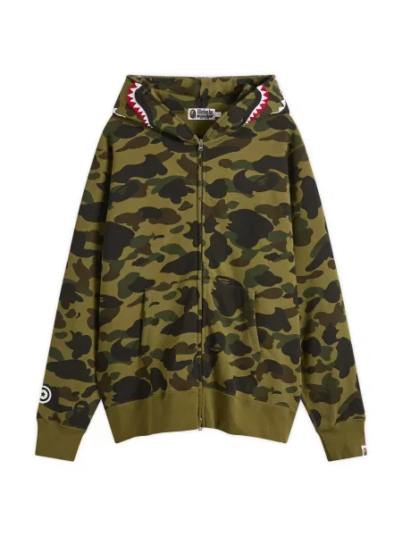 Bluza z kapturem A Bathing Ape® zielona