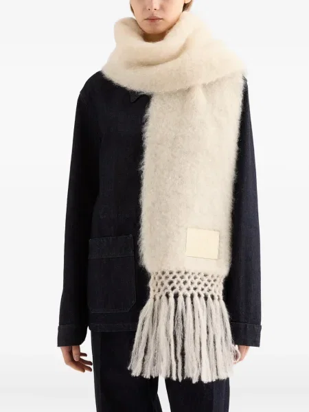 Fular Jil Sander cu franjuri