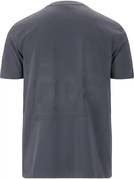 T-shirt SOS Big Wood niebieska