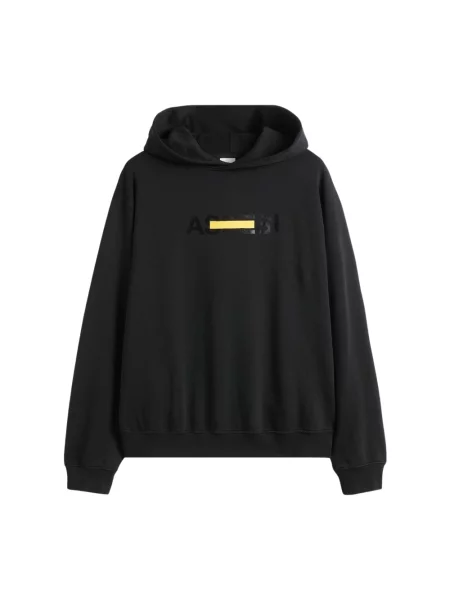 Bluza z kapturem Aspesi z kapturem czarna