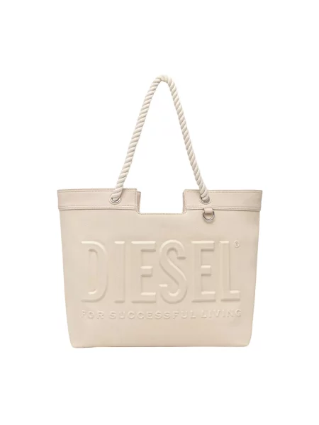 Diesel torebka tote beżowa