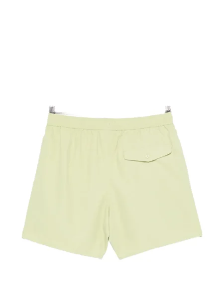 Șnur de strângere slip de baie Lacoste cu imprimeu geometric verde