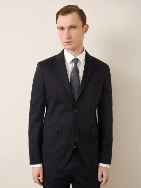 Etro Sako Extra Slim Fit tmavě modrá