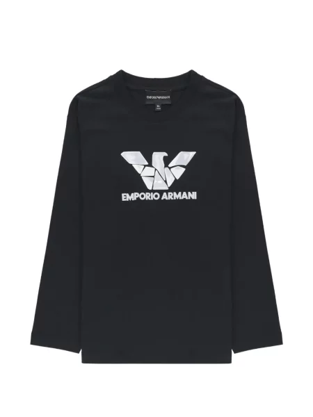 Dětské tričko Emporio Armani modré