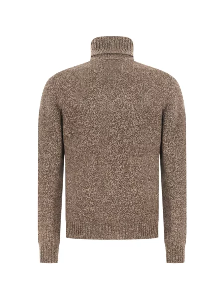 Sweter Panicale brązowy
