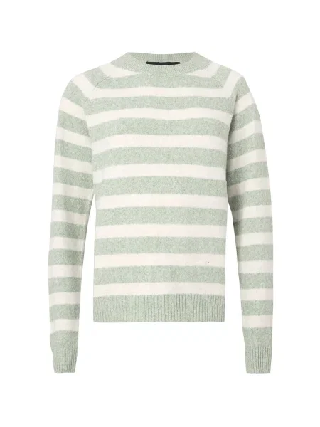 VERO MODA Pulover VMDoffy verde amestecat alb