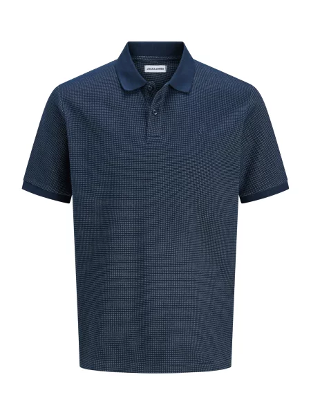 JACK & JONES Tricou JJEAUSTIN albastru închis alb