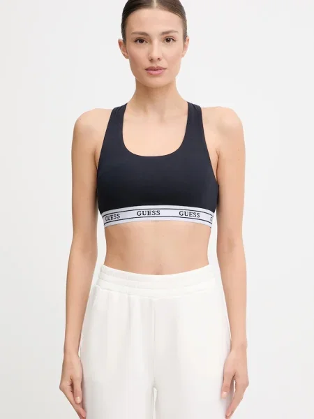 Сутиен Guess ALINE с меланжов десен черно