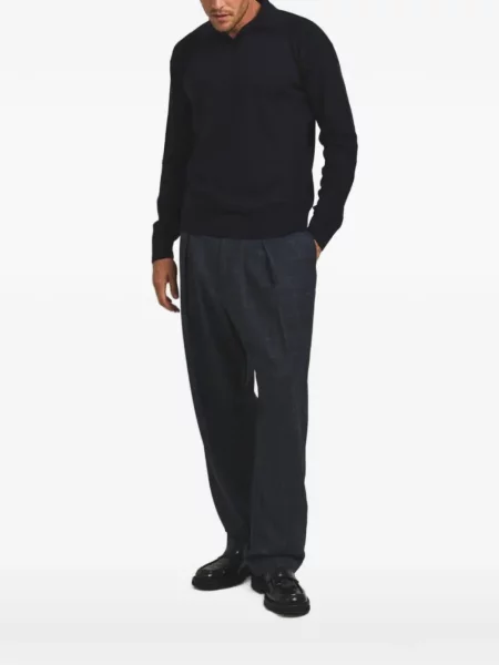 Tricou polo Cesar Casier de lână albastru