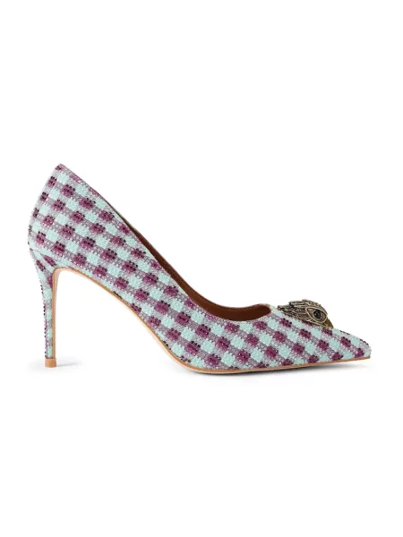 Kurt Geiger London pantofi cu stiletto Belgravia Eagle Court verde