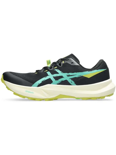 Pánske bežecké topánky ASICS Fuji Lite 6 black/aurora green čierna