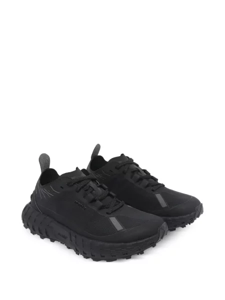Fűzős csipkés sneaker Norda fekete