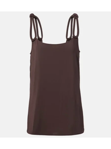 Top Max Mara din jerseu alb