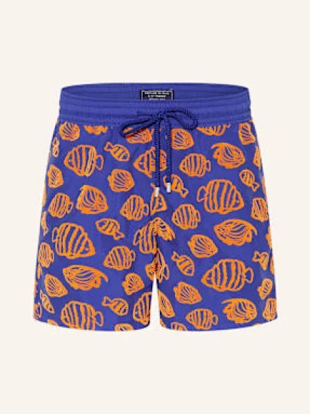 Vilebrequin Koupací Šortky Fishy Vibes Moorea / oranžová modrá